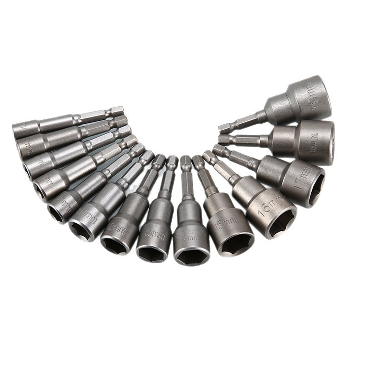 Fuertemente magnético manguito taladro eléctrico recargable destornillador hexagonal manguito conector taladro eléctrico hexagonal