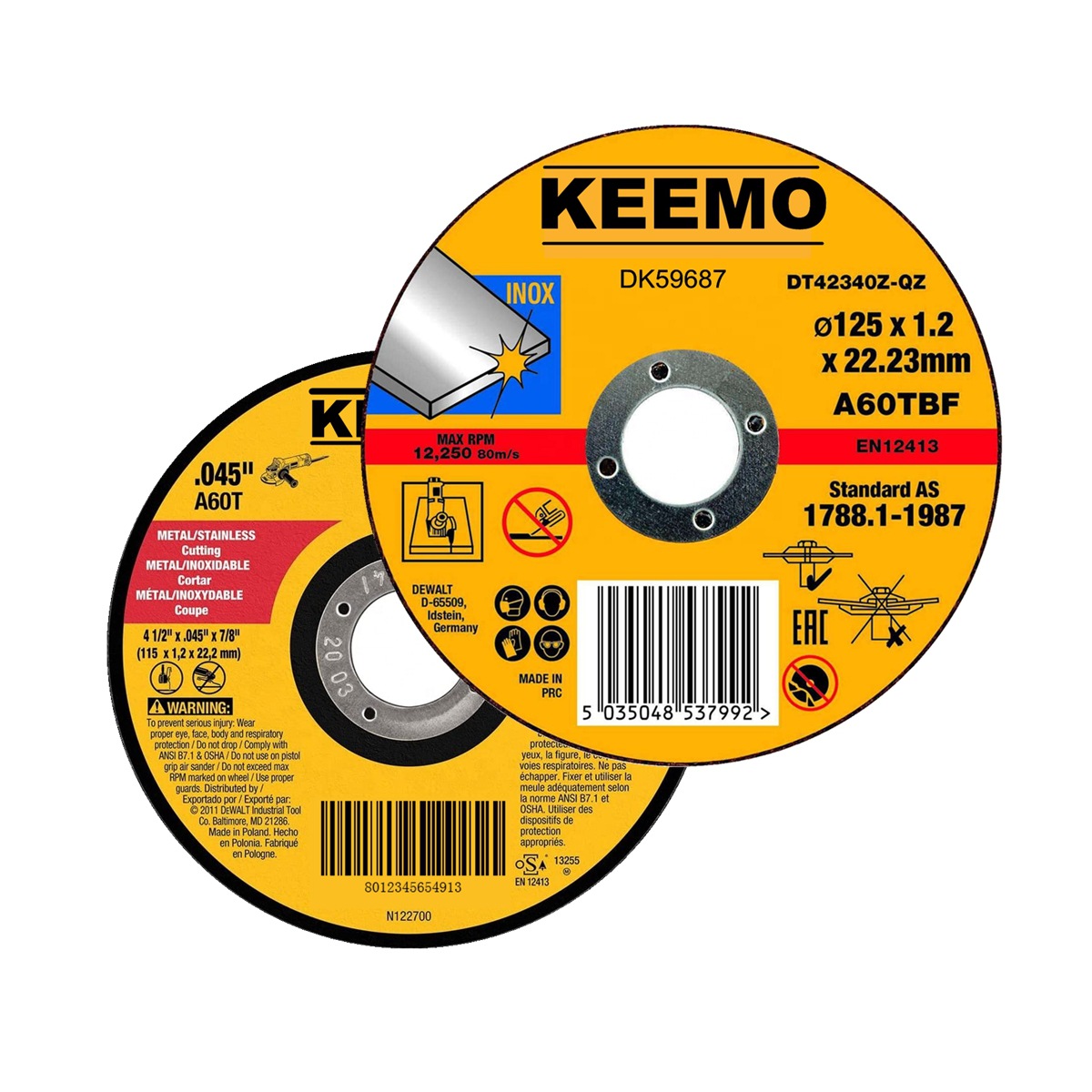 工厂定制超薄金属不锈钢切割片树脂双网砂轮片角磨机专用切片批发