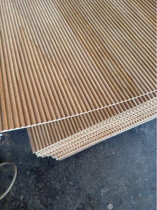 松木白蜡木可弯曲波浪板半圆m纹直径12  15 20mm 造型板  浮雕板