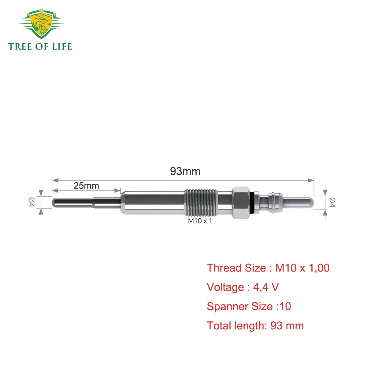 8200794920 18550-80Ka0-000 0250403013 Suitable for Renault Glow Plug