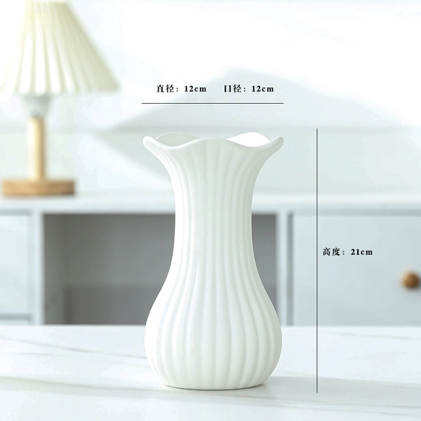 [5255大号【高21cm】-素白]