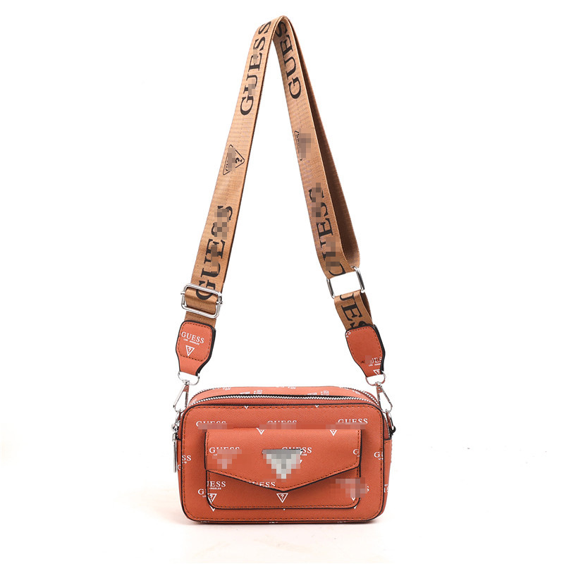 Bolso de cámara transfronterizo nuevo bolso cuadrado pequeño con estampado de letras de moda europea y americana de gran capacidad bolso diagonal de moda de nicho Bags