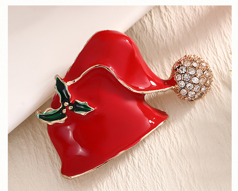 13g Weight Charms, Brooches Classification Christmas Occasion Christmas Festival Flower Pattern Women's Gender Cute Style Cute Pin Flower Women's Charms Brooches