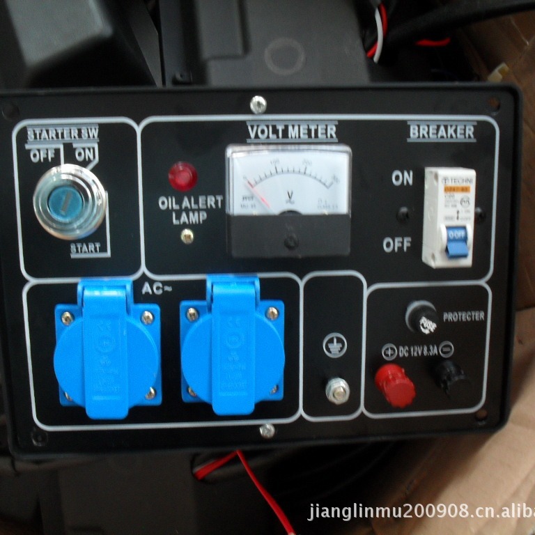 批发供应汽油发电机面板 柴油发电机面板 单相风冷柴油机 三相