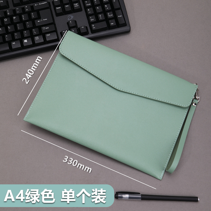 A4革の書類袋はa 5ブリーフケースの書類袋の広告書類袋を持っています。|undefined