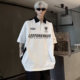 Polo Shirt Short-sleeved T-shirt Men's Summer New American Style Retro Street Loose Stitching Color Contrast Lag Half-sleeved T-shirt