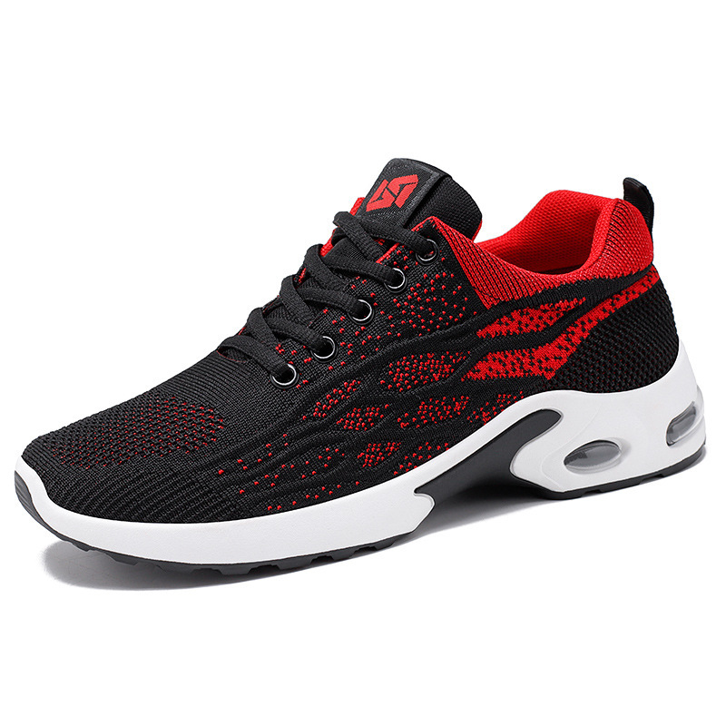 Zapatos para hombres nuevos zapatos de comercio exterior transfronterizos para hombres zapatos para correr con cordones transpirables tendencia coreana zapatos deportivos casuales con colchón de aire para hombres