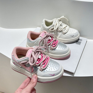 2025 Spring New Children's Shoes Boys' Breathable Casual Shoes Girls' Fashionable All-match Sneakers Trendy Children's Shoes