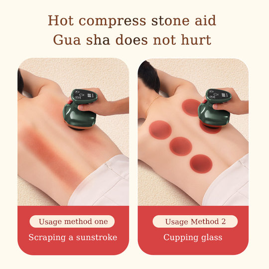 Intelligent three-in-one cross-border electric scraping instrument household suction scraping can negative pressure cupping instrument meridian brush masseur