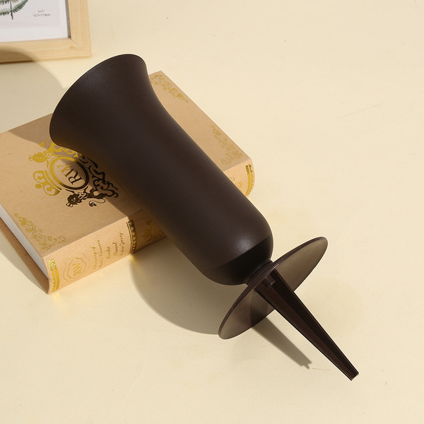 Cross-border new plastic cemetery flower tube vase Qingming Festival…