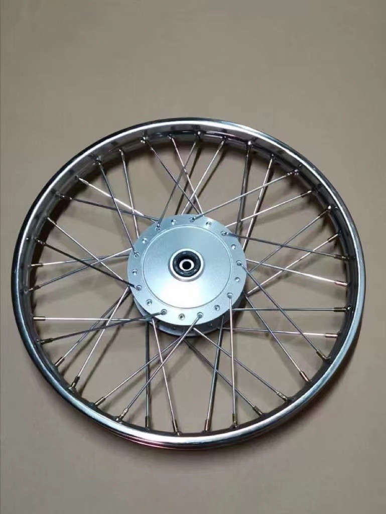 Motorcycle Banner Wheel Hub Jialing Jh70 Dayang Front and Rear Mesh Wheel Assembly with Shaft Cover Standard New Product