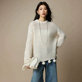 女式针织衫;毛衣;时尚休闲套装