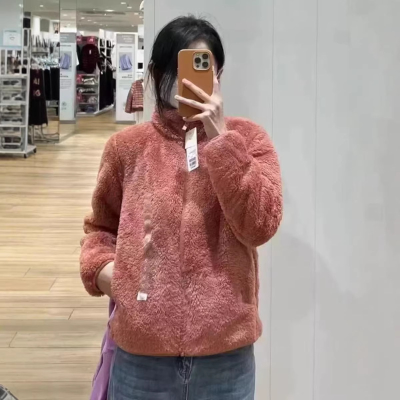 2024 Long-Fleece Polar Fleece Jacket with Stand Collar, Warm Zip-Up Jacket 428330 439138 2024 Long-Fleece Polar Fleece Jacket with Stand Collar, Warm Zip-Up Jacket 428330 439138