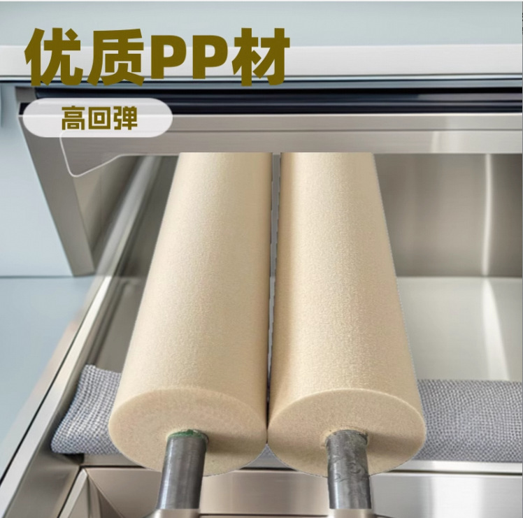 PP海绵吸水轮电路板玻璃清洗机半导体吸附滚筒高回弹过滤专用