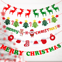 クリスマス不織布は花を引っ張ります。