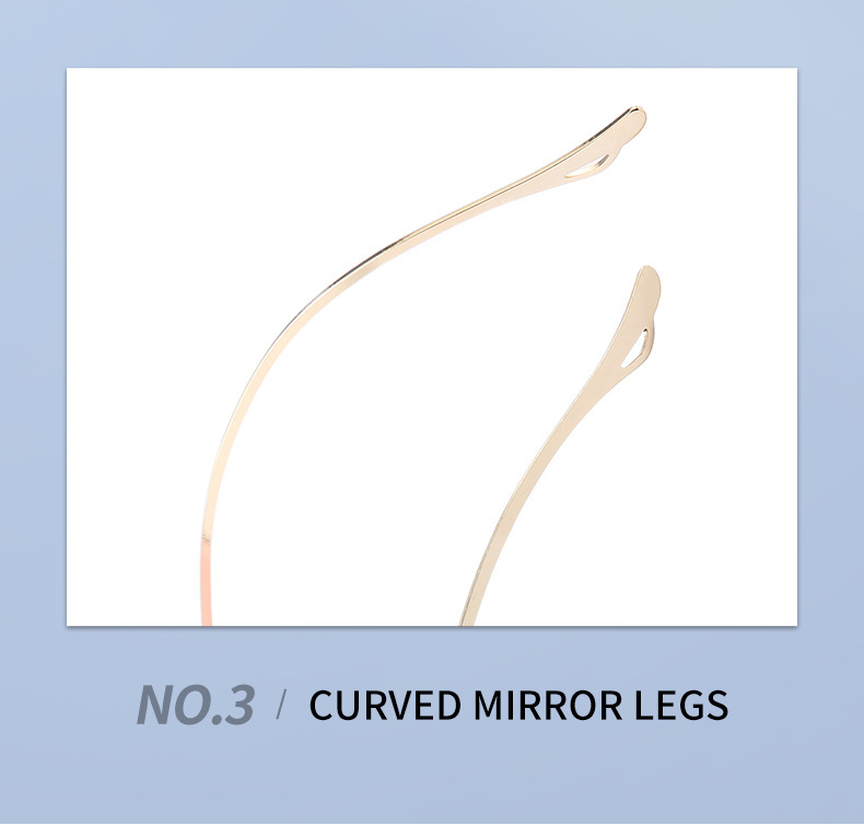 Nouvelles lunettes de soleil à bords coupés sans cadre Tendance européenne et américaine Lunettes de soleil dégradées à film océanique Lunettes de soleil à fleurs en forme de papillon_voghion.com