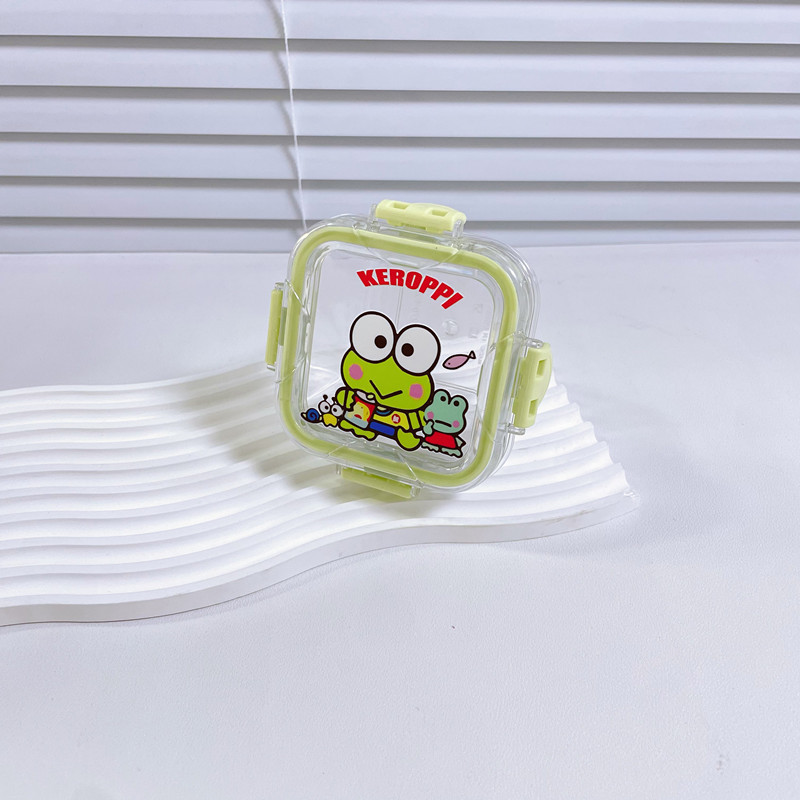 可爱小号迷你保鲜盒幼童辅食收纳盒水果代餐小吃盒便携外出小盒子|undefined