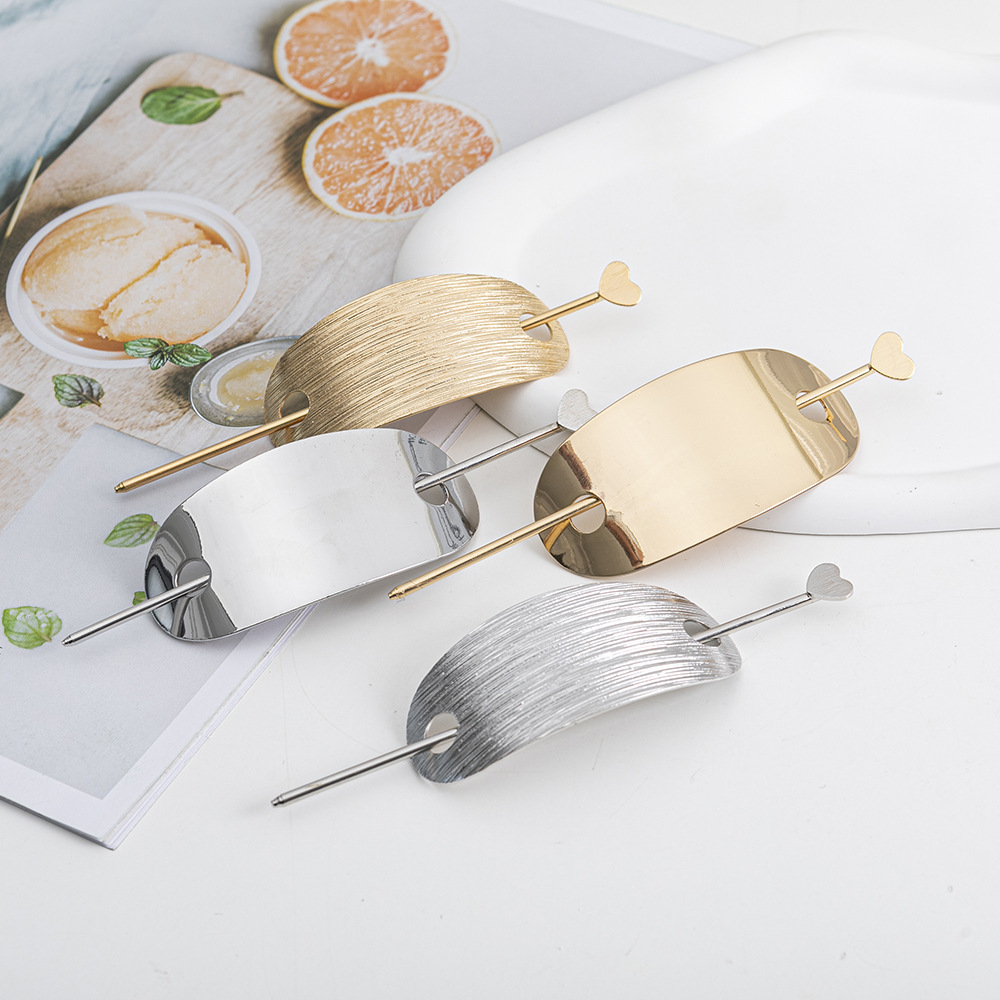 Moda de horquilla de metal europea y americana nuevos accesorios para el cabello rizador de pelo del todo fósforo accesorios para el cabello brillante accesorios femeninos al por mayor