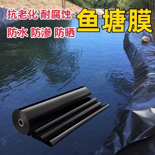 Geomembrane Fish Farmer Lotus Root Anti-seepage Ecological Waterproof Cloth Black Ridge Fish Pool Plastic Pond Saving Culture