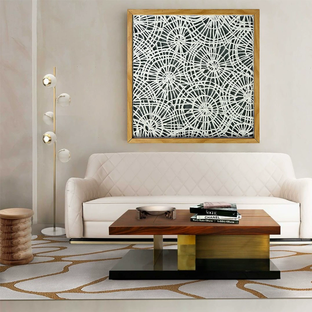 Покупка Amazon декоративная painting wholesale бумажная живопись прихожая подвесная картина кросс-бордер Nordic стиль чистый ручной работы ротанг картина производитель