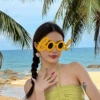 Жёлтые «cool» очки