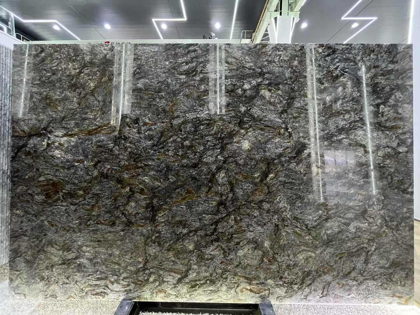铂金钻大理石奢石电视墙别墅酒店装修石材大理石天然_石材_建筑材料_