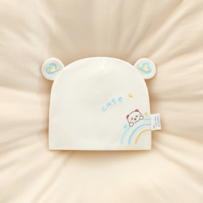 The bear hat yellow (double layer)