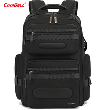 Coolbell新款双肩背包高端男士电脑包欧美风经典商务背包休闲背包