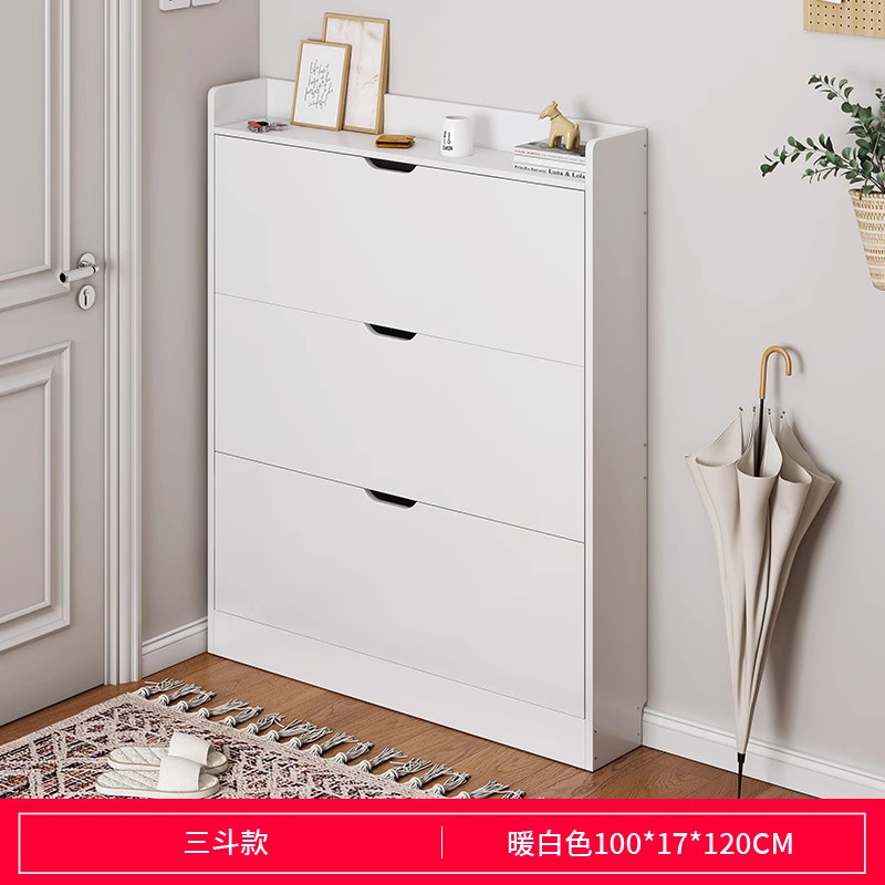 Gabinete de zapatos de cubo volcado, Gabinete de aislamiento, Gabinete de almacenamiento de zapatos de aterrizaje, Gabinete de almacenamiento de varias capas, Gabinete doméstico integrado, Gabinete ultrafino, Gabinete de entrada
