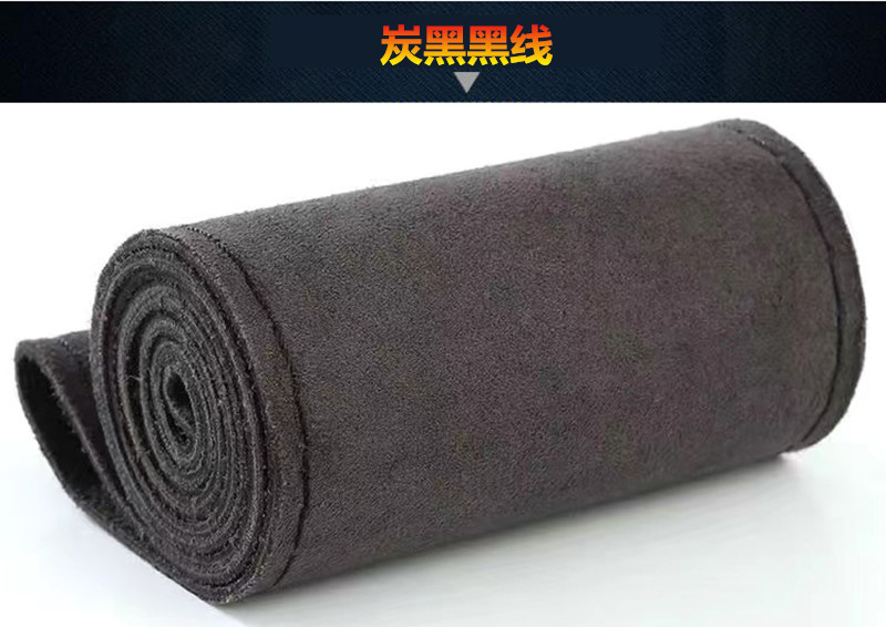 Fur hand-stitched steering wheel cover four-sided elastic hair-turning car handle cover four seasons universal non-slip wear-resistant leather cover