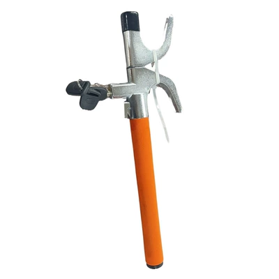 Car steering wheel lock car lock anti-theft lock with blade accessories safety self-defense telescopic multi-function car lock (Car lock) - orange-with-atomic-key