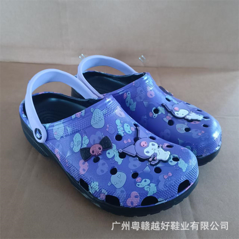 Kuromi's New Style Clogs for Men, Women, and Children, Cool Cartoon Fashion Beach Sandals, Wholesale Factory Goods Kuromi's New Style Clogs for Men, Women, and Children, Cool Cartoon Fashion Beach Sandals, Wholesale Factory Goods