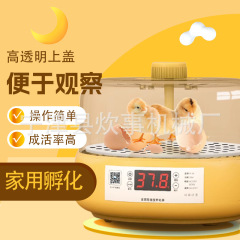 ミニ孵化器ルチン鶏全自動孵化箱ひよこ孵化器小型家庭用知能孵化機水床