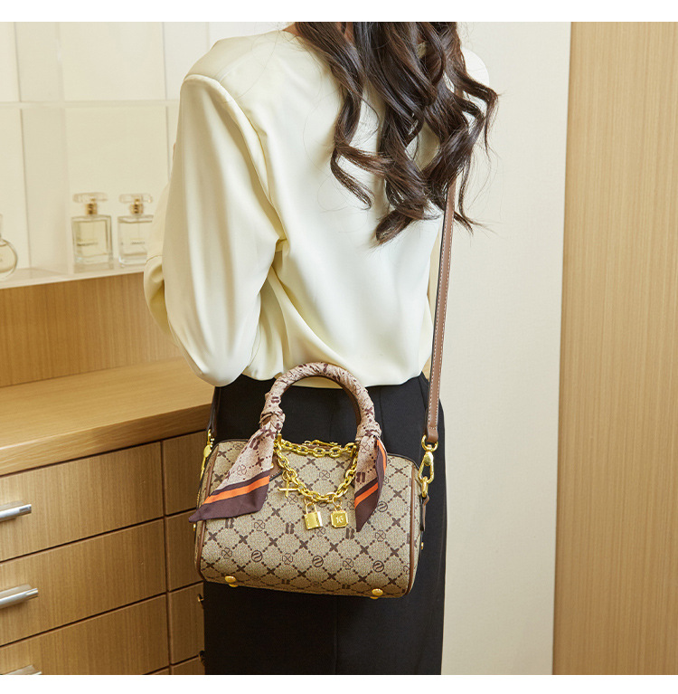 Nuova borsa da donna Bani Meizi Borsa da cuscino retrò casual moda Borsa da donna Boston a tracolla di alta qualità_voghion.com