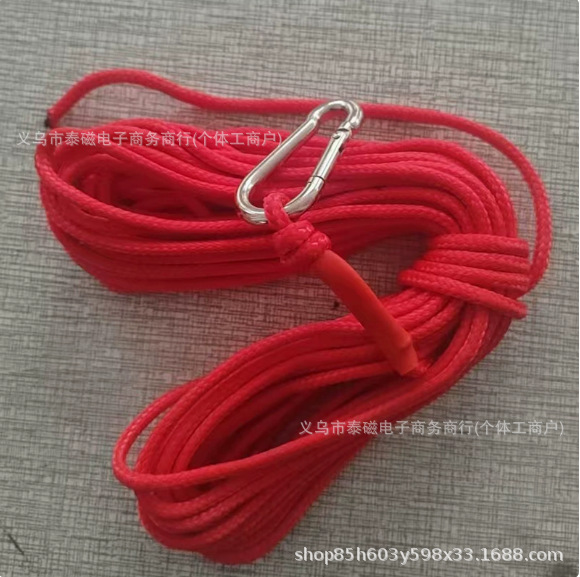 Red rope bracelet, 4mm, 10meter
