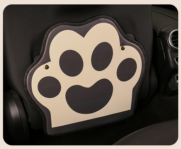 Cute Cat Paw Car Seat Back Anti-Kick Pad for Women, Universal for Rear Seats, Starting at 13 Yuan, Car Anti-Kick Pad for Rear Seats, Universal