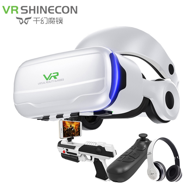 Nano 10th generation (white) + bluetooth controller + motion-sensing ar gun + headphones