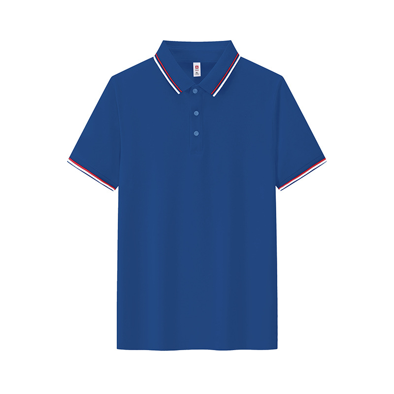 Comercio Solona algodón poliéster de color de verano camiseta de manga corta con la solapa ropa de trabajo polo camiseta de hombre personalizada