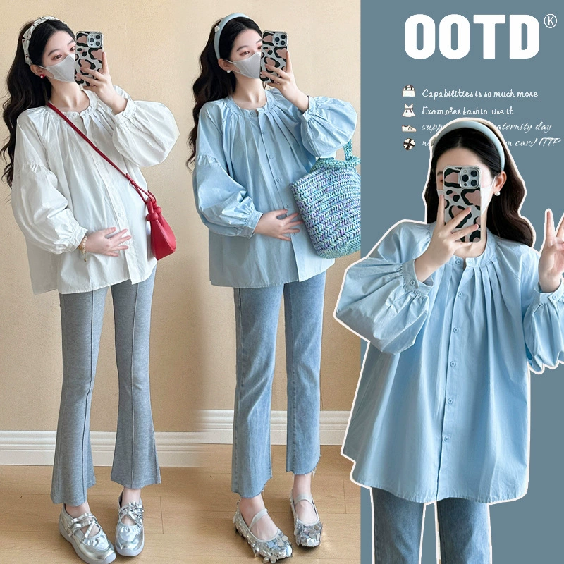 Одежда для беременных 2025 весна новая беременная мама дизайн