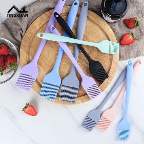 Food grade silicone oil brush household high temperature resistant barbecue brush kitchen non-stick pot silicone spatula baking tool oil brush