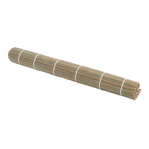 Bamboo green leather sushi rolls, white leather sushi mat curtains, handmade bamboo curtains, non-stick tools, Japanese kitchen utensils wholesale