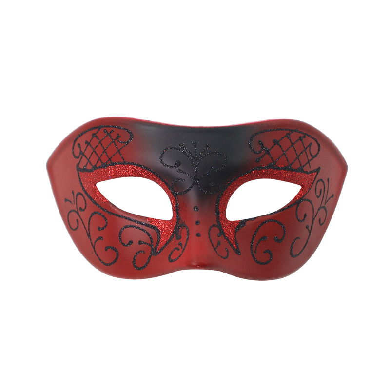 Amazon máscaras de moda europeas y estadounidenses máscaras de mitad de cara fiestas de baile pareja cara