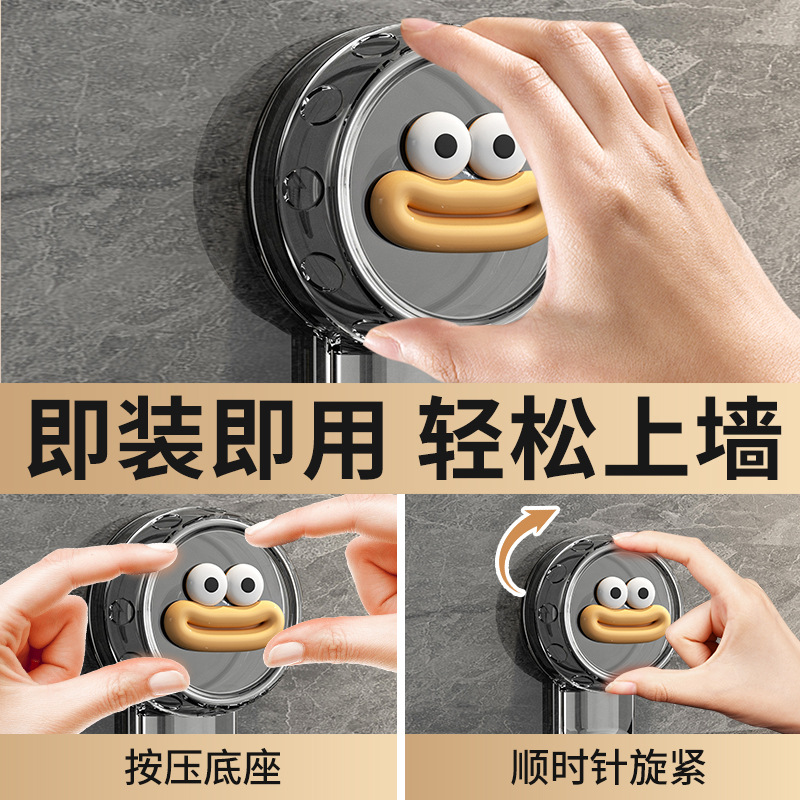 強力吸盤可伸縮毛巾杆吸盤可旋轉轉角毛巾架鞋架免打孔浴室收納架