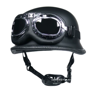 Electric Motorcycle Helmet Men Women Harley Steel Fashion Half Camo Summer