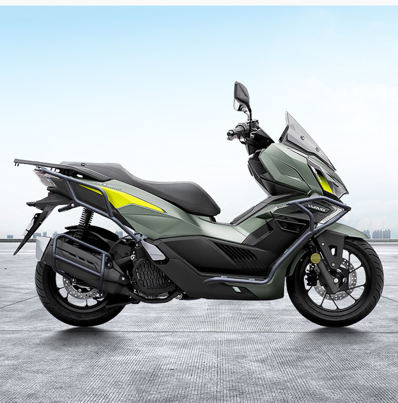 Suitable for Wuji Sr150R Scooter Front and Rear Bumper Guards, Exhaust Bars, Exhaust Covers, Modification Parts