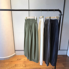 穿上也呔舒服了~舒适天丝棉立体剪裁休闲山本裤九分裤女夏季新款