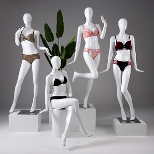 Gathering Underwear Model Props Women's Full-body Bra Underwear Window Display Rack Half-length Bra Dummy Model Rack