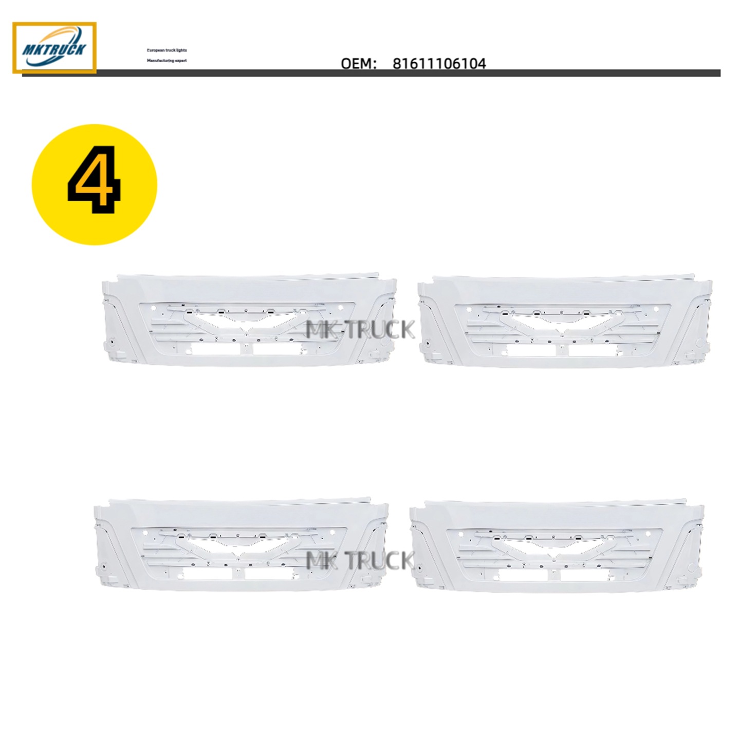 Nuevo panel 81611106104 para la fábrica de piezas de camiones MAN TGM