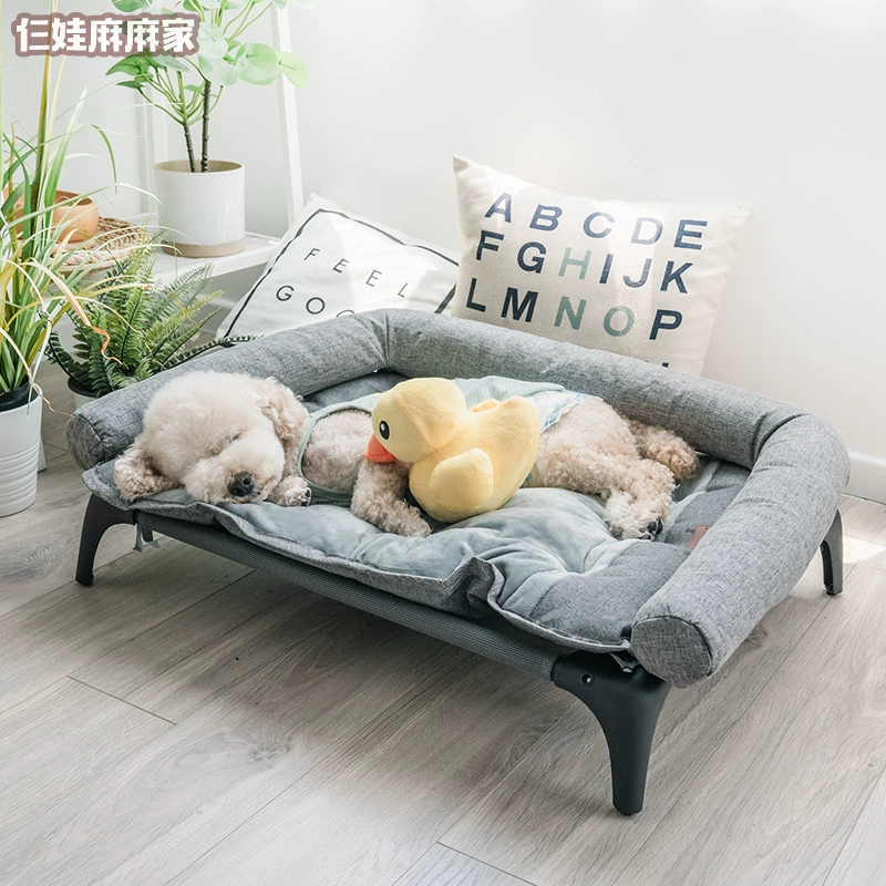 34 походная кровать для собак Питомник Four Seasons Universal Складная маленькая кровать для плюшевых собак с земли Замена сетчатой кровати