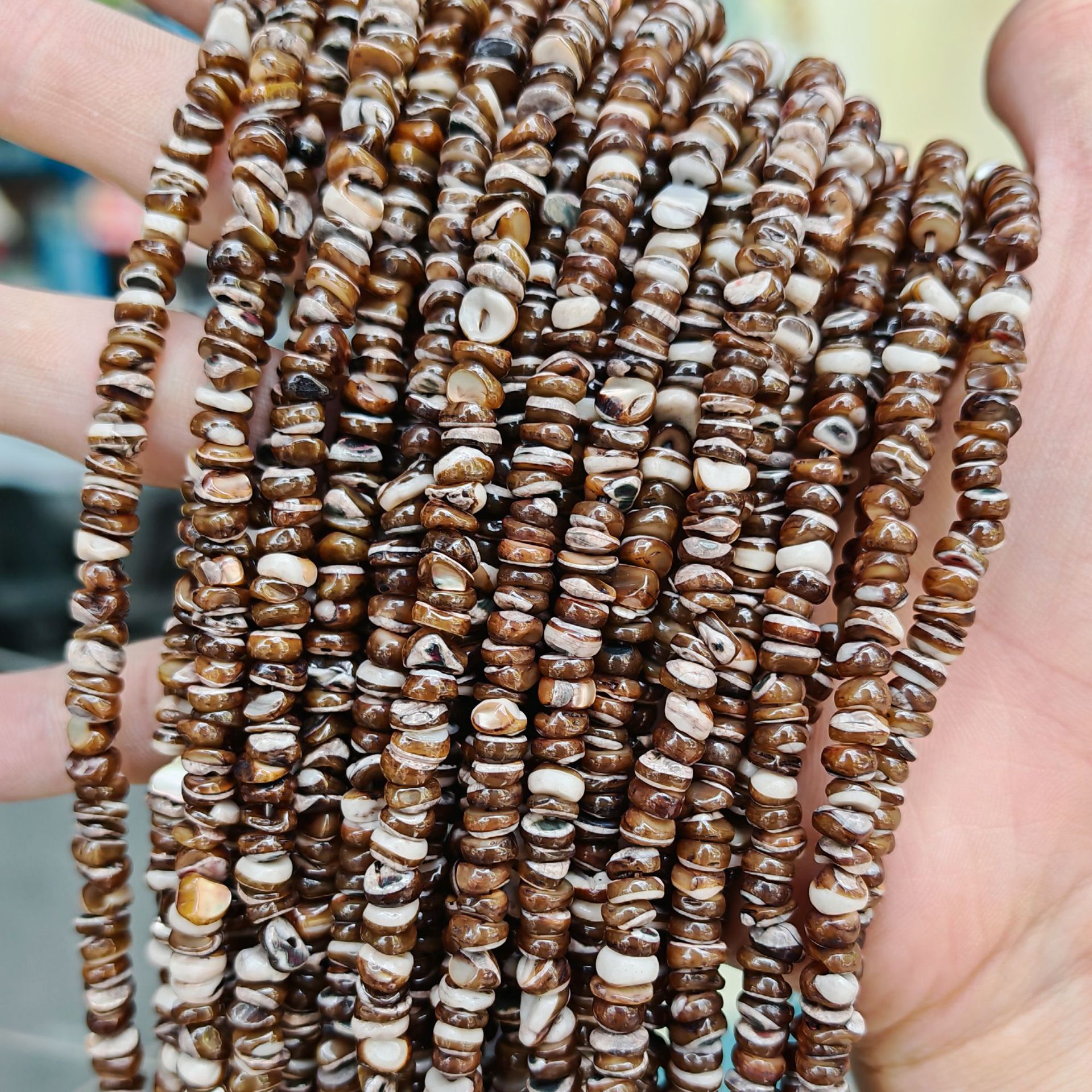 Conchas de caracol natural 5mm con perlas de forma semiacabadas DIY accesorios de ropa accesorios accesorios al por mayor